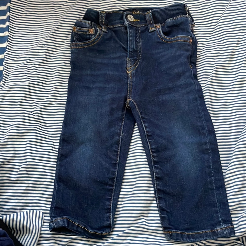 Great condition pair of Polo jeans. Size 18 months
